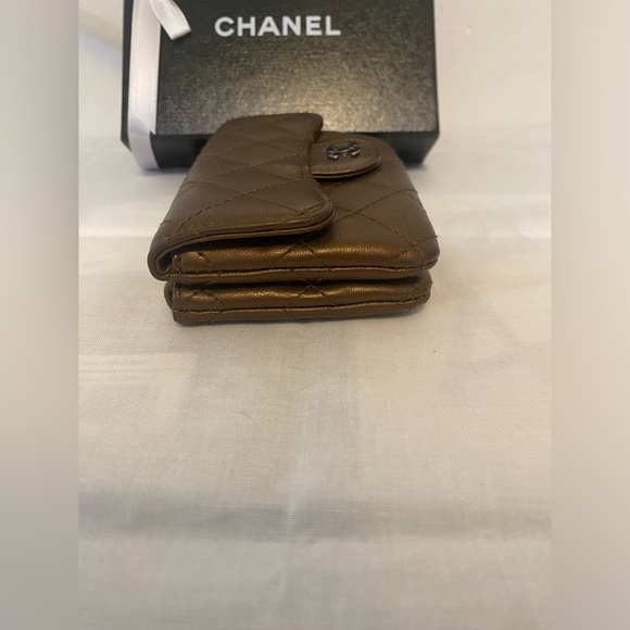 Authentic Chanel Quilted Caviar Card/Coin Mini Wallet - Picture 11 of 13
